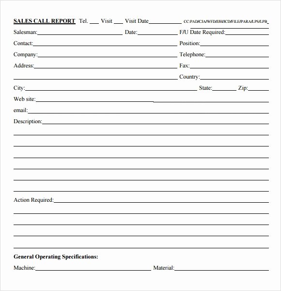 Sales Call Planner Template Beautiful Sample Sales Call Report 13 Documents In Pdf Apple