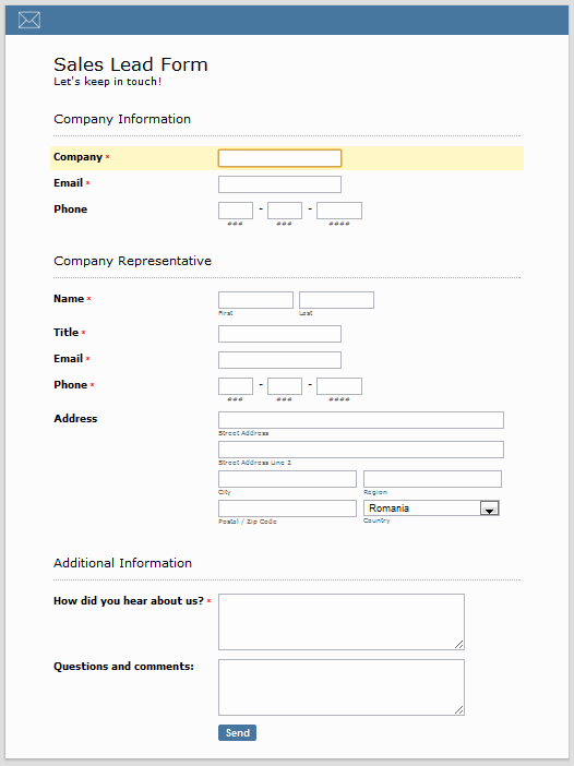 Sales Lead form Template Beautiful How to Build A Sales Lead form