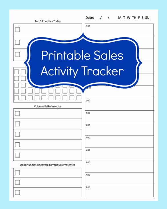 Sales Lead form Template Inspirational 10 Sales Tracking Templates Free Word Excel Pdf