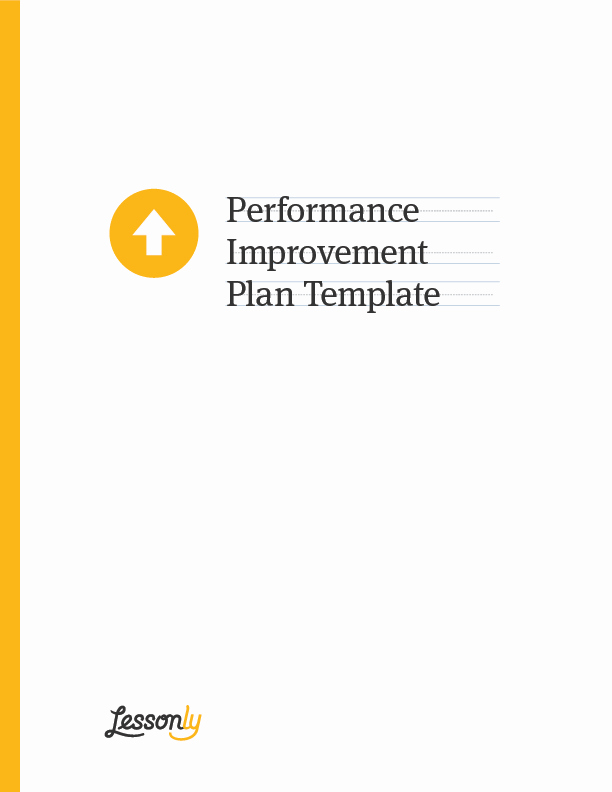 Sales Performance Improvement Plan Template New Free Performance Improvement Plan Template Lessonly