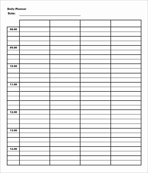 Sample Daily Schedule Template Fresh Free 24 Printable Daily Schedule Templates In Pdf