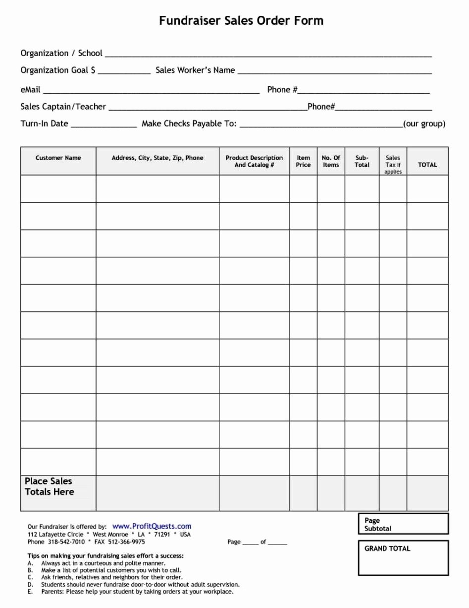 Sample order form Template Awesome Bake Sale order form Template Sampletemplatess