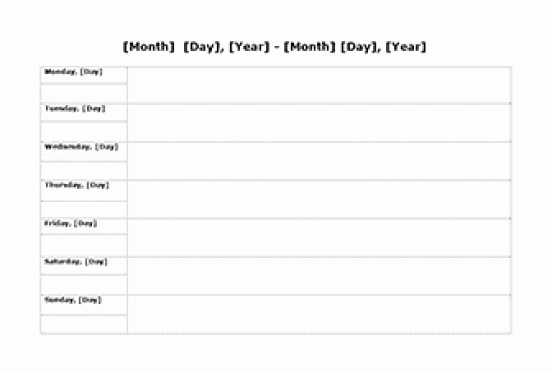 Schedule C Excel Template Awesome Microsoft Excel Templates 9 Weekly Schedule Excel Templates