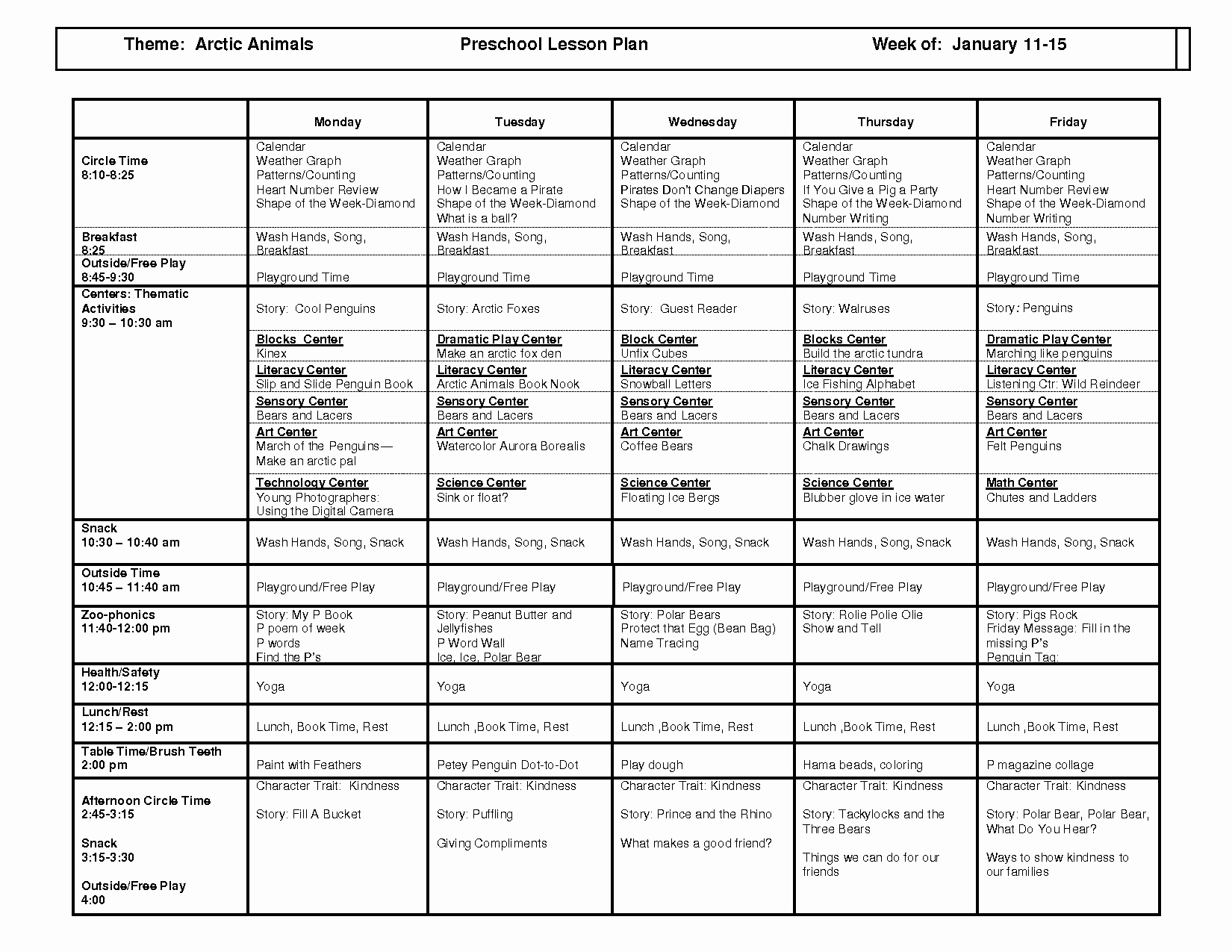 School Age Lesson Plans Template Awesome Free Weekly Lesson Plan Template and Teacher Resources