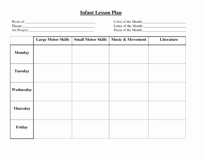 school age lesson plan template