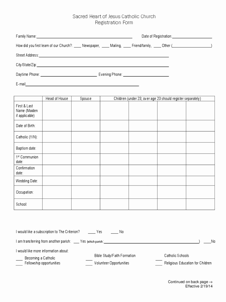 School Registration forms Template Beautiful Church Nursery Registration form thenurseries