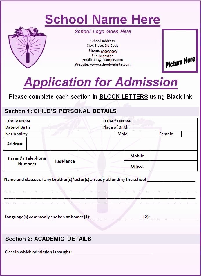 School Registration forms Template Inspirational Best 25 Registration form Sample Ideas On Pinterest