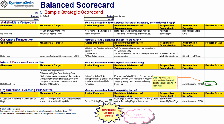 excel scorecard template 1329