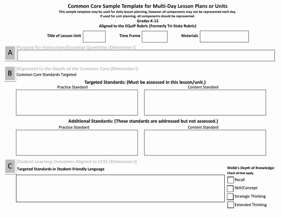 Secondary Lesson Plan Template Beautiful 39 Best Unit Plan Templates [word Pdf] Template Lab