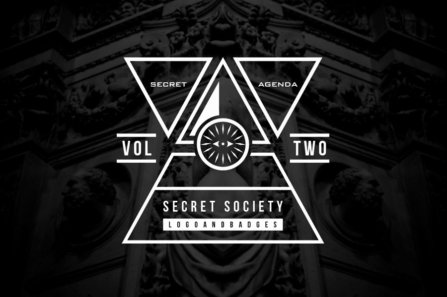 Secret society Invitation Template Beautiful Secret society Badges 2 Graphic Objects Creative Market