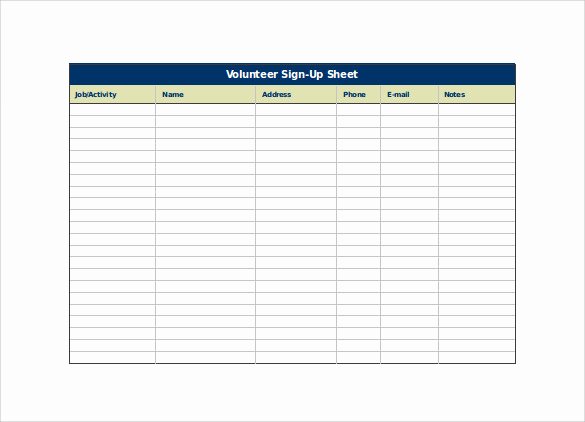 Sign Up form Template Word Awesome Sign Up Sheet Template 13 Download Free Documents In