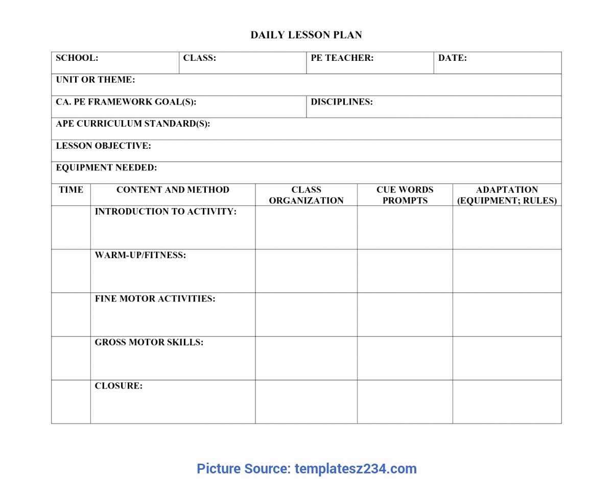 Siop Lesson Plan Template 3 Unique Fresh Siop Lesson Plan Template 3 Example Siop Lesson Plan