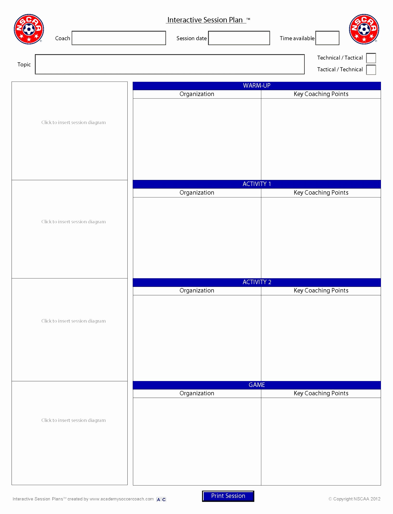 Soccer Session Plan Template Awesome Fa Level 2 Session Ideas – Short Passing Example Session