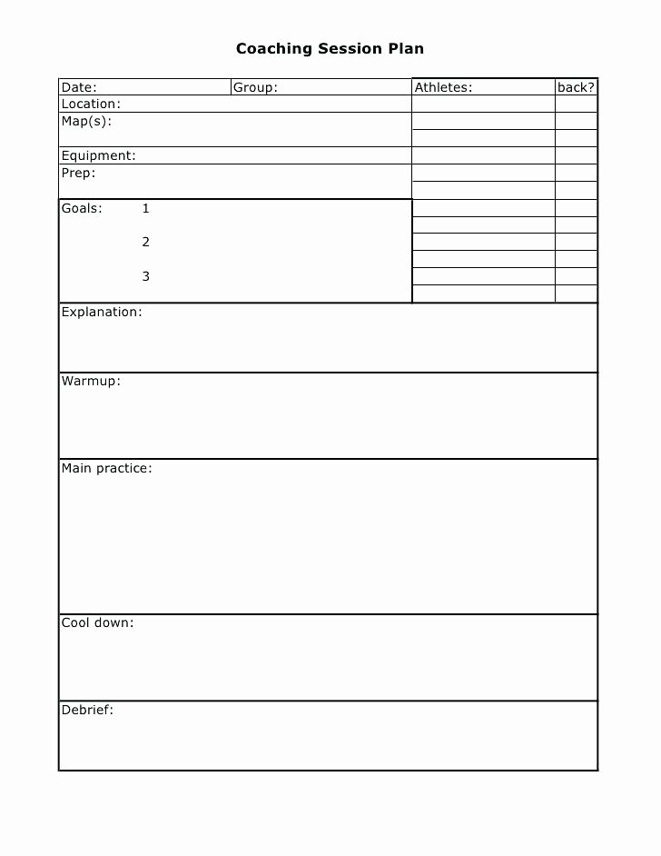 Soccer Session Plan Template Beautiful Training Session Plan Template – Jcmusic