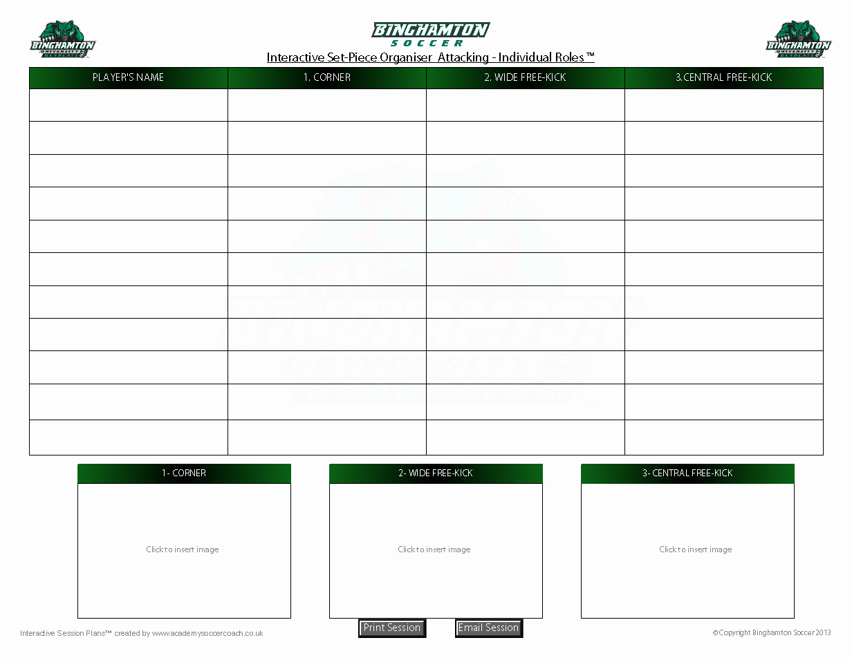 Soccer Session Plan Template Elegant Customisation Services Academy soccer Coach