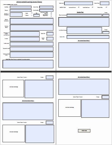 Soccer Session Plan Template Elegant Interactive Session Plans™ Academy soccer Coach