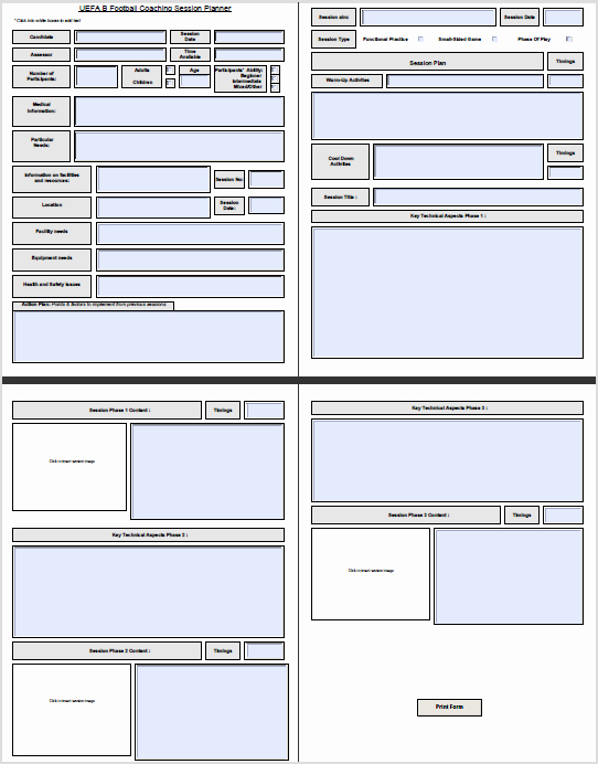 Soccer Session Plan Template Elegant Interactive Session Plans™ Academy soccer Coach