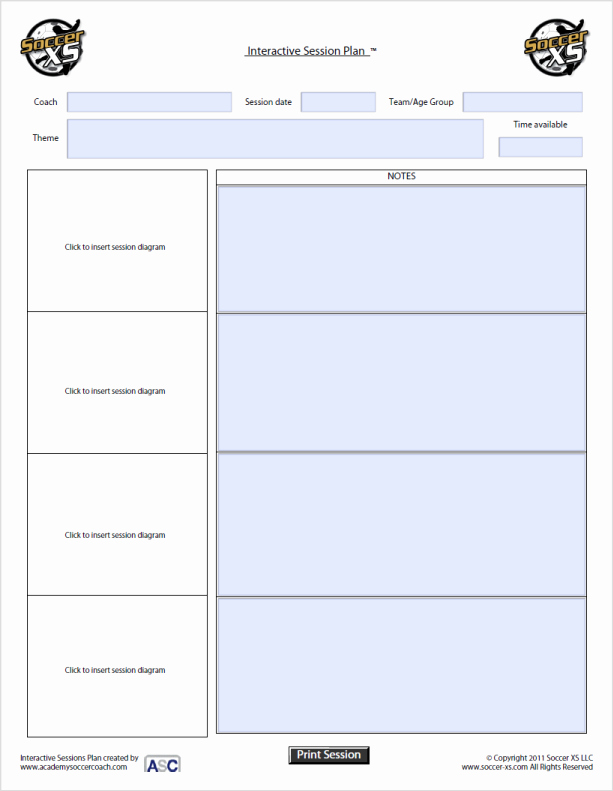 Soccer Session Plan Template Luxury 26 Of Blank soccer Session Plan Template