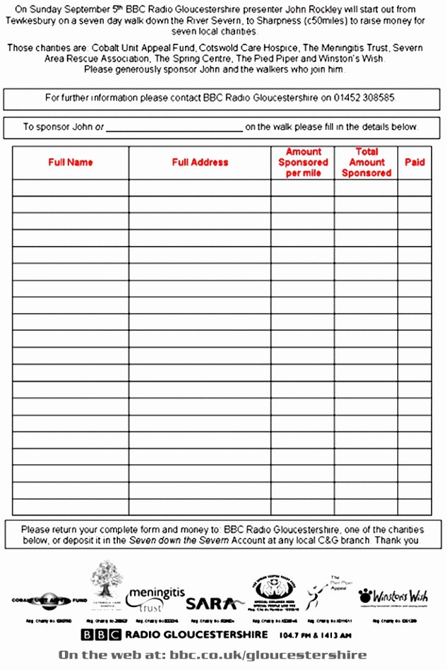 Sponsorship form Template Word Awesome 9 Blank Sponsor form Template Uitet