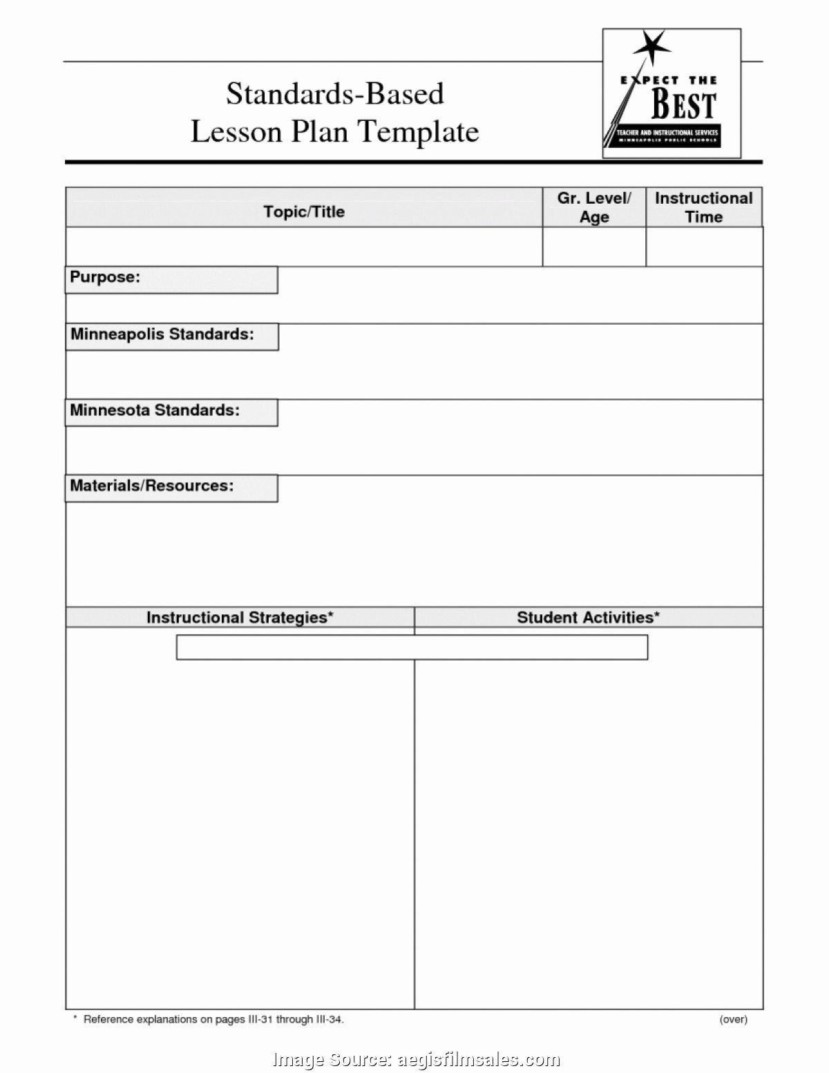 Standards Based Lesson Plan Template Awesome Fresh Standards Based Lesson Plan Template Team Lesson
