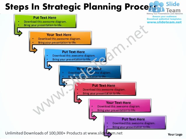 Strategic Plan Template Ppt Luxury Business Power Point Templates Steps Strategic Planning