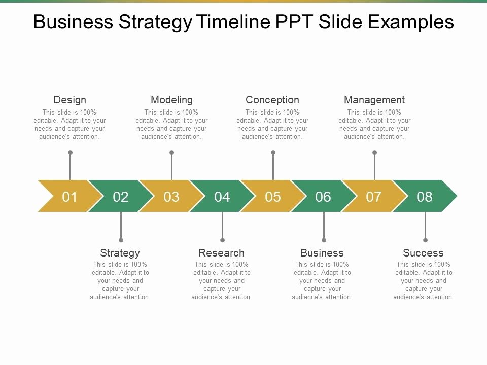 Strategic Plan Timeline Template Best Of Business Strategy Timeline Ppt Slide Examples