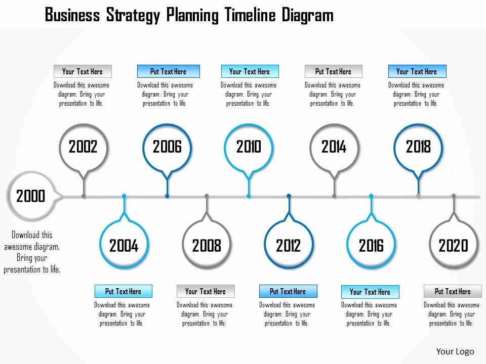 Strategic Plan Timeline Template New 1214 Business Strategy Planning Timeline Diagram