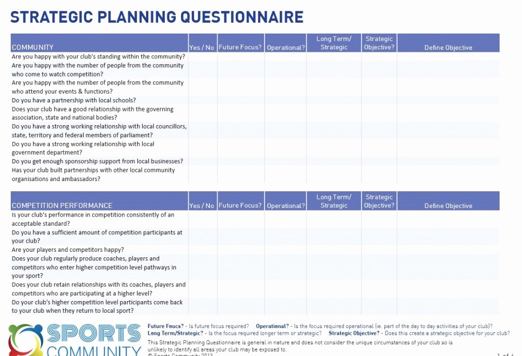 Strategic Planning Template Excel Inspirational Strategic Planning Template