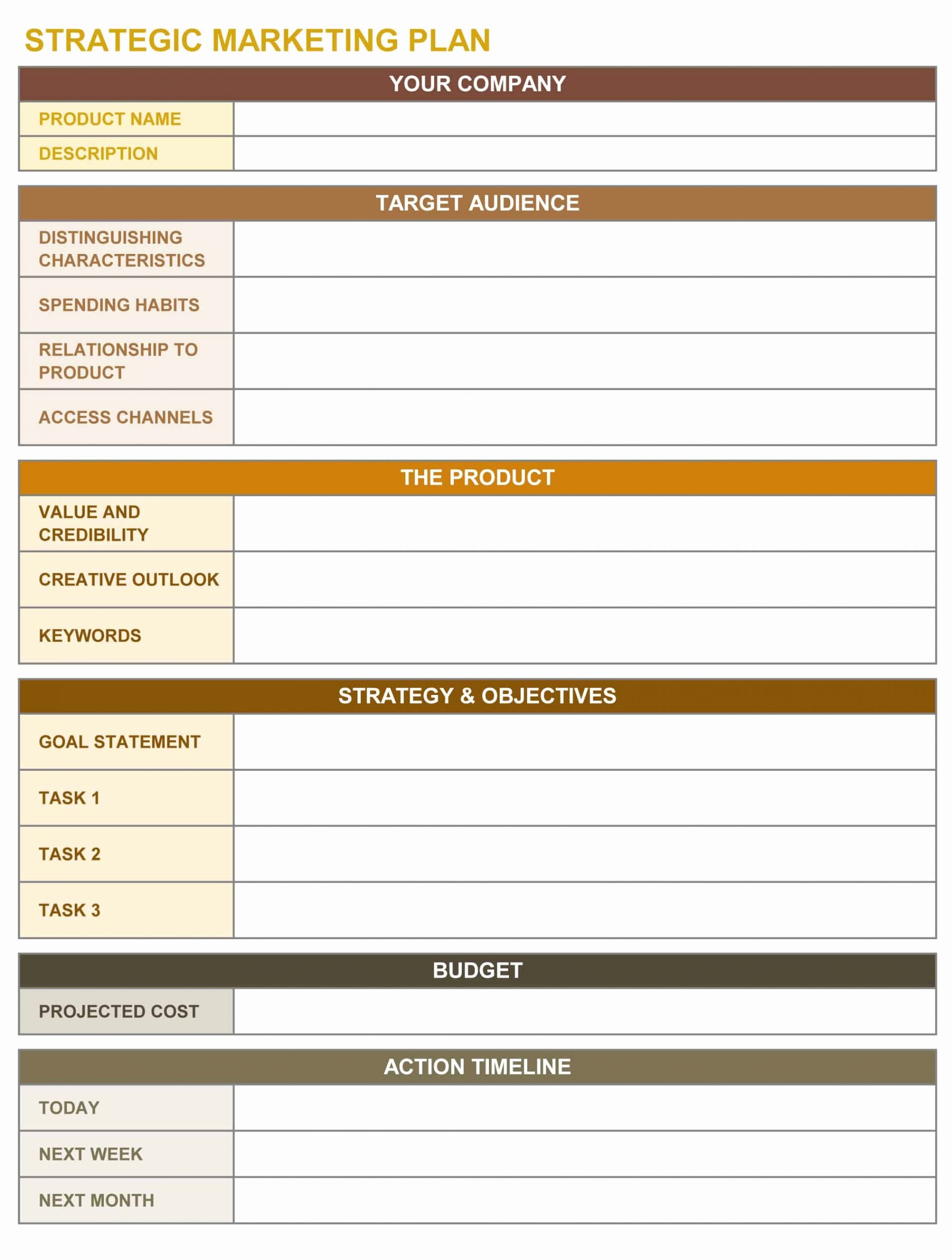 Strategic Planning Template Free Awesome 9 Free Strategic Planning Templates Smartsheet