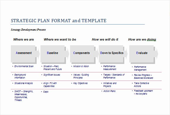 Strategic Planning Template Free Awesome Free 25 Strategic Plan Templates Free Samples Examples