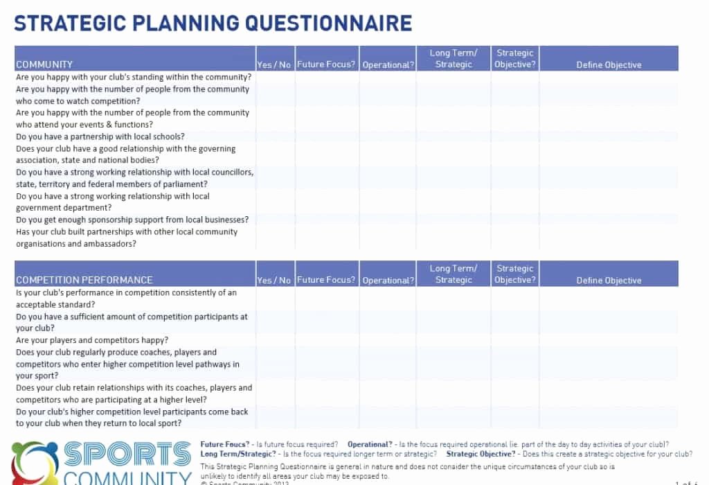 Strategic Planning Template Free Luxury 5 Free Strategic Plan Templates Word Excel Pdf formats