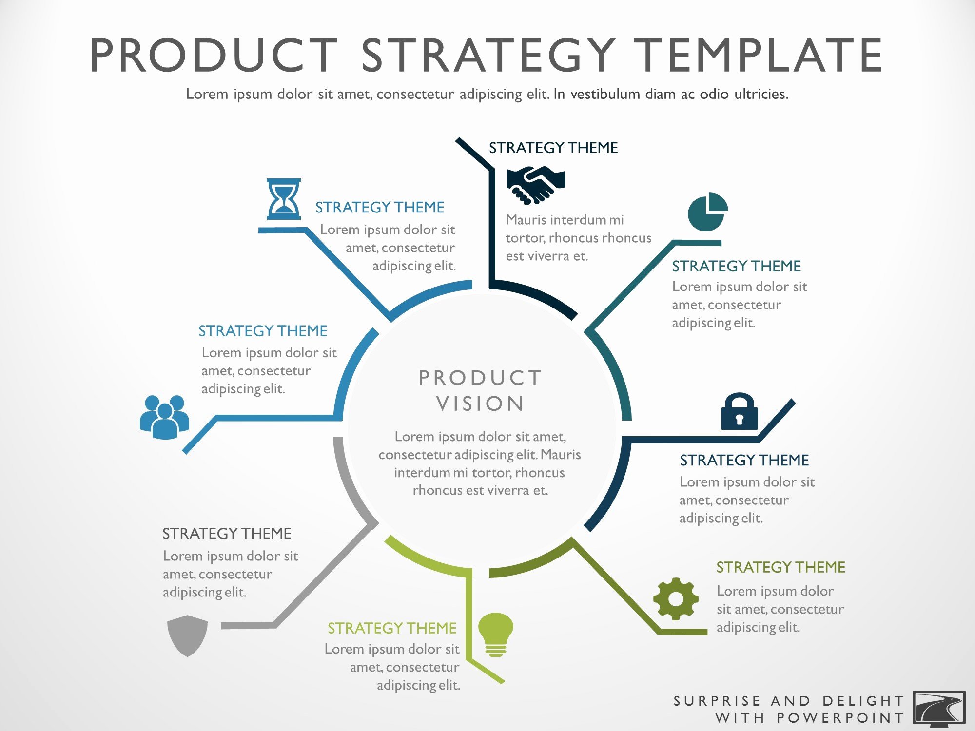 Strategy Plan Template Powerpoint New Product Strategy Template