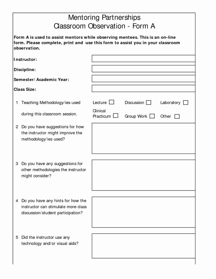 Student Observation form Template New 17 Best Images About Classroom On Pinterest