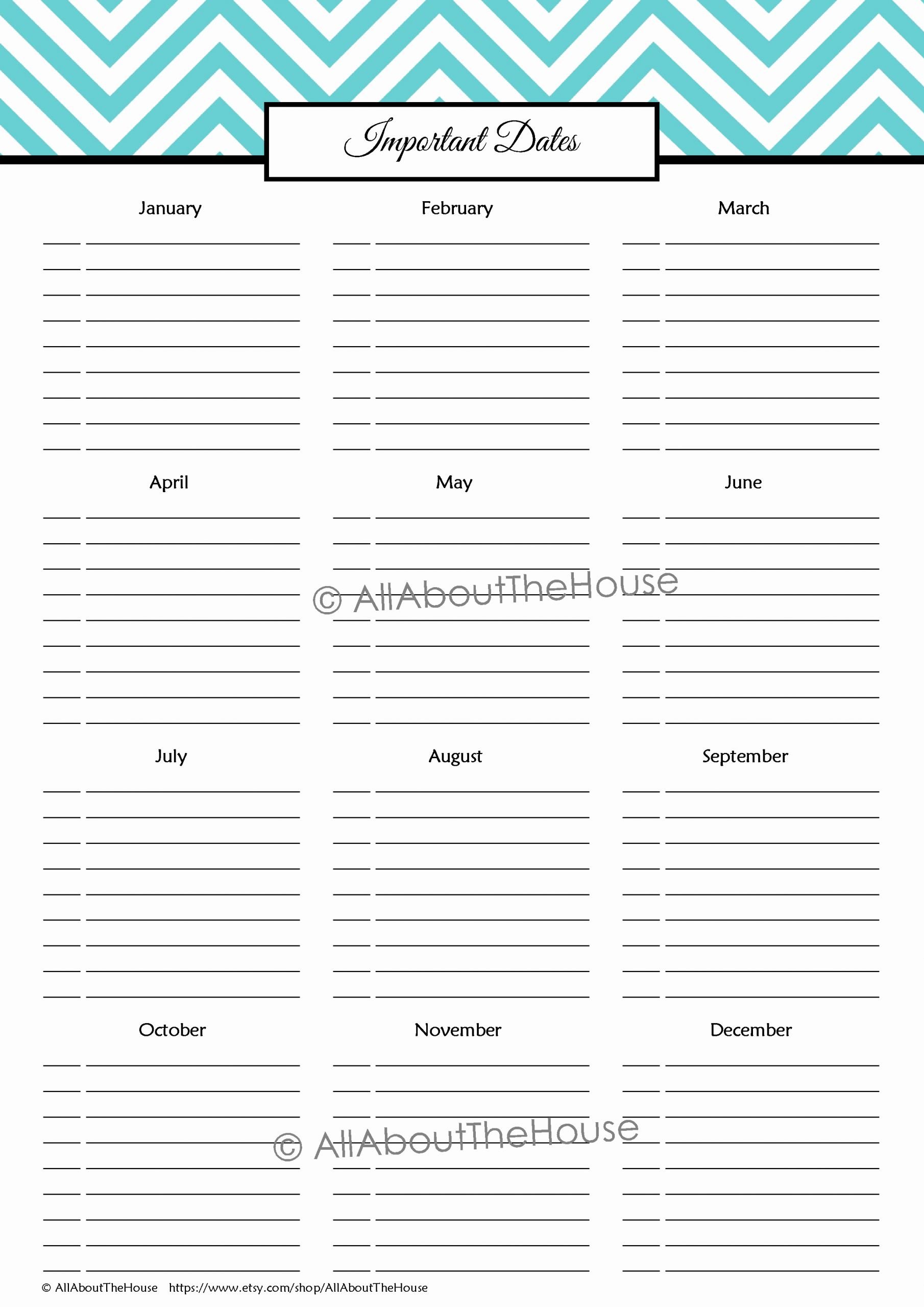 student planner editable