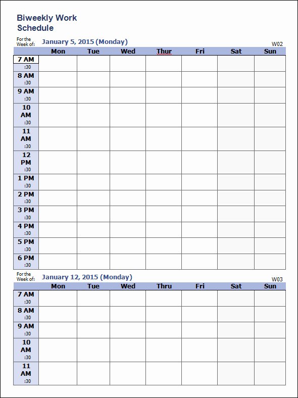 Student Weekly Schedule Template Fresh 29 Of Student Work Schedule Template