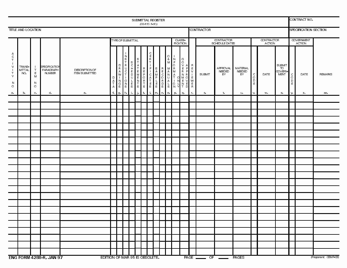 Submittal Schedule Template Excel Unique Index Of Cdn 5 2005 476