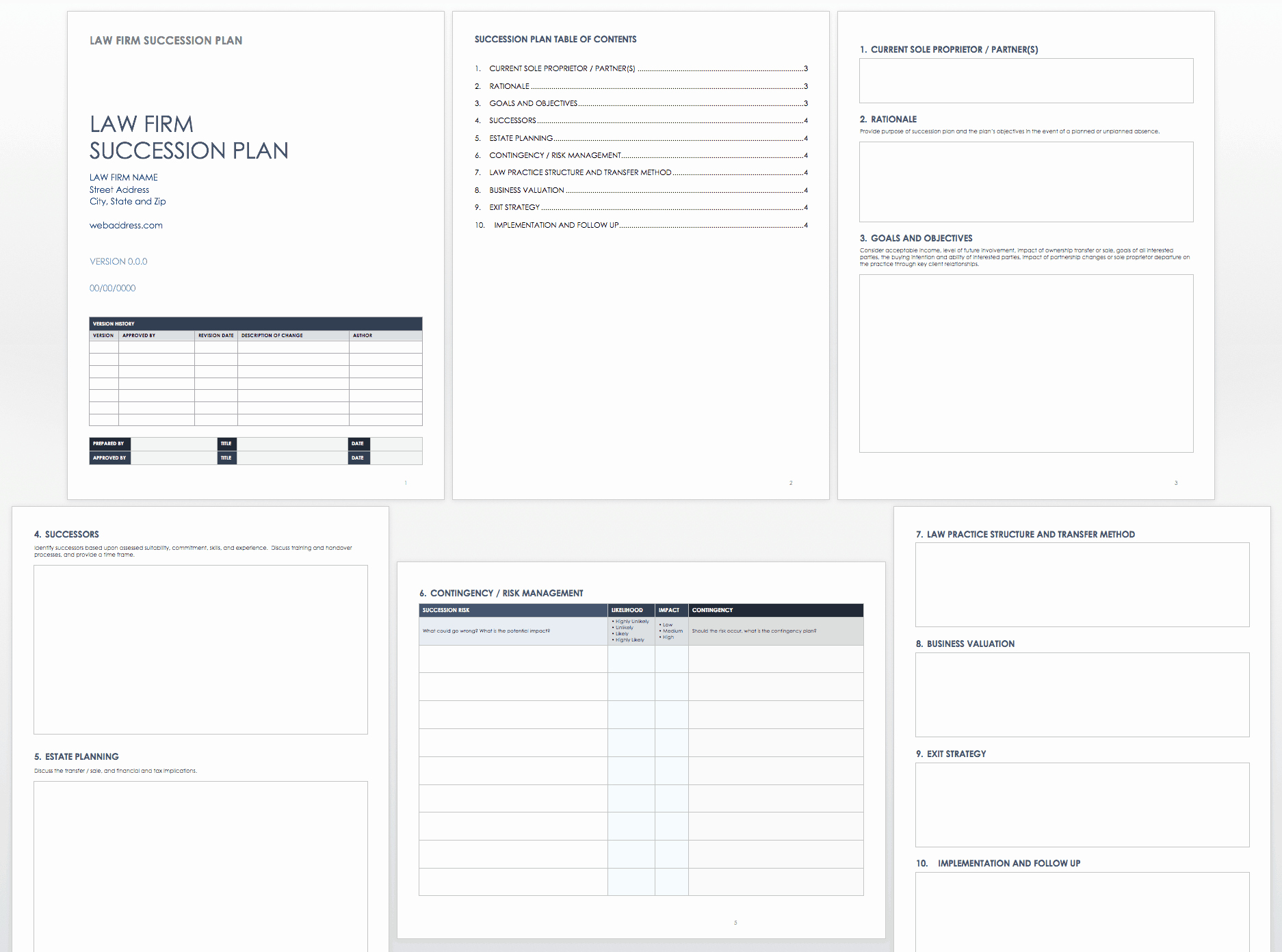 Succession Planning Template for Managers Fresh Free Succession Planning Templates