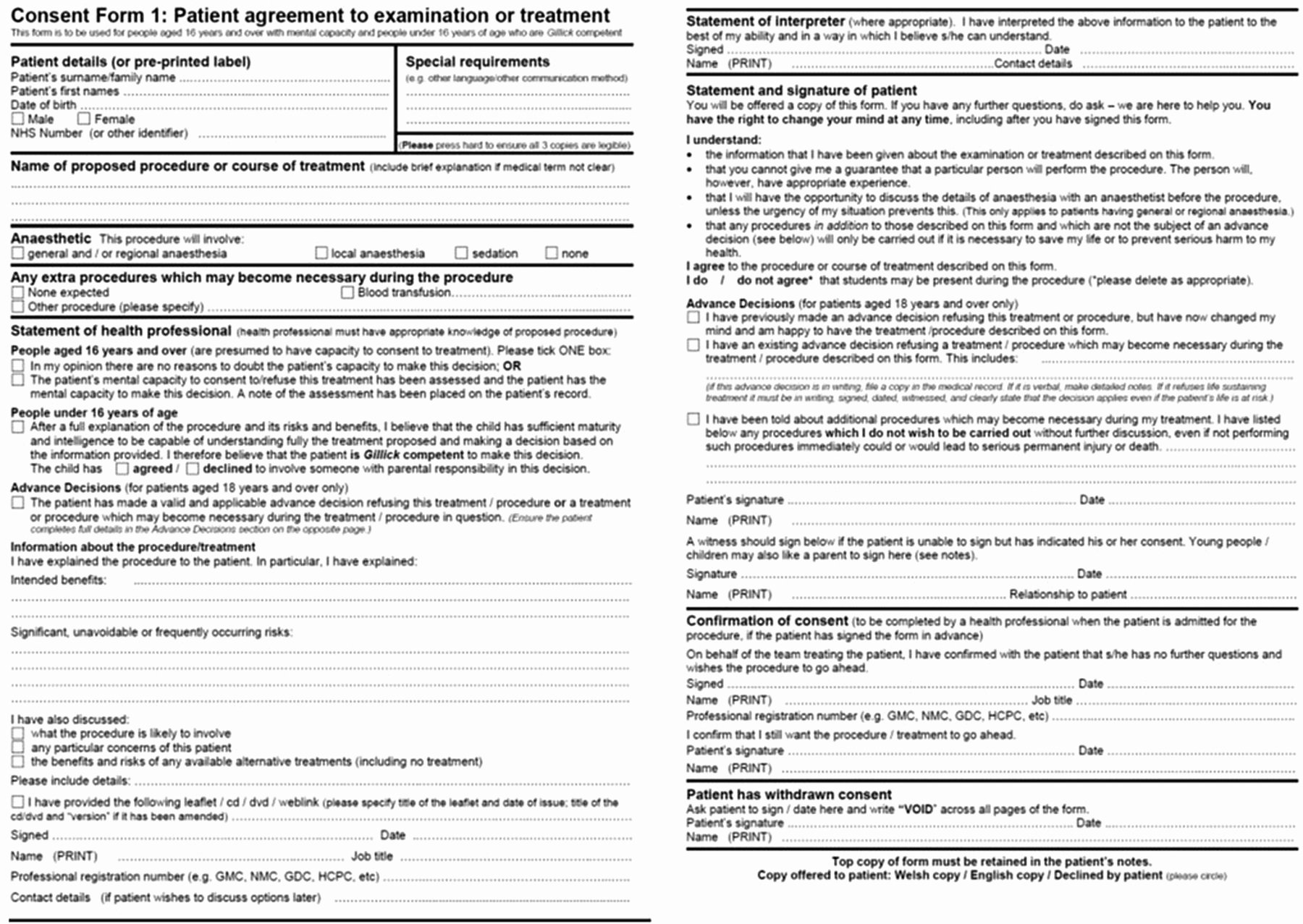 Surgical Consent form Template Elegant Improving Consent form Documentation and Introduction Of