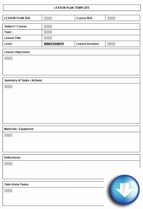 Swim Lesson Plan Template Inspirational Free Able Lesson Plan format Using Microsoft Word