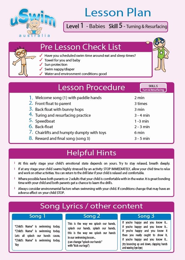 Swim Lesson Plan Template Lovely 1000 Images About Uswim Lesson Plans On Pinterest