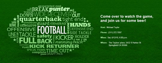 Tailgate Party Invitation Template Fresh Football Free Online Invitations