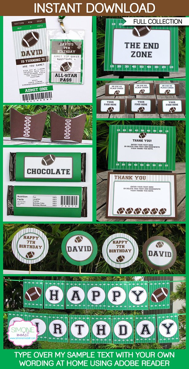 Tailgate Party Invitation Template Inspirational Football Party Printables Invitations &amp; Decorations