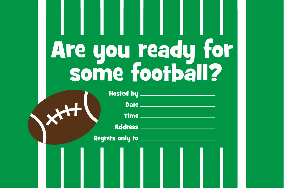 Tailgate Party Invitation Template New Free Printable Invitation Football Party