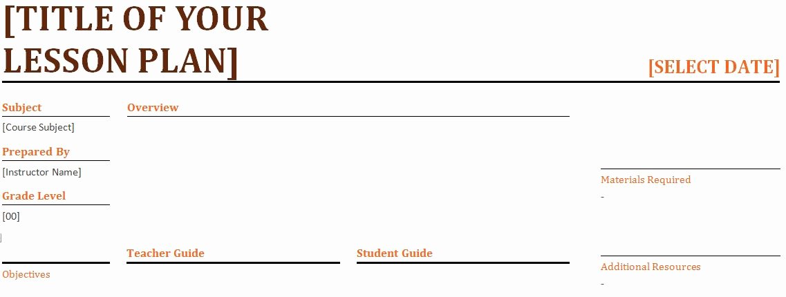 Teacher Daily Planner Template Awesome Teacher Daily Lesson Planner Template