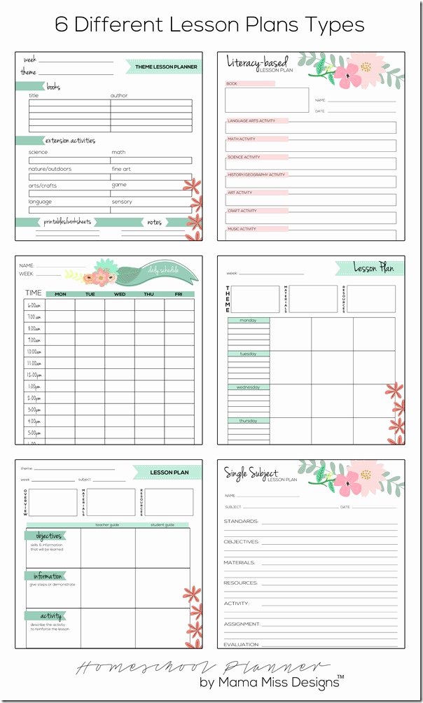 Teacher Day Plan Template Elegant Best Homeschool Planner