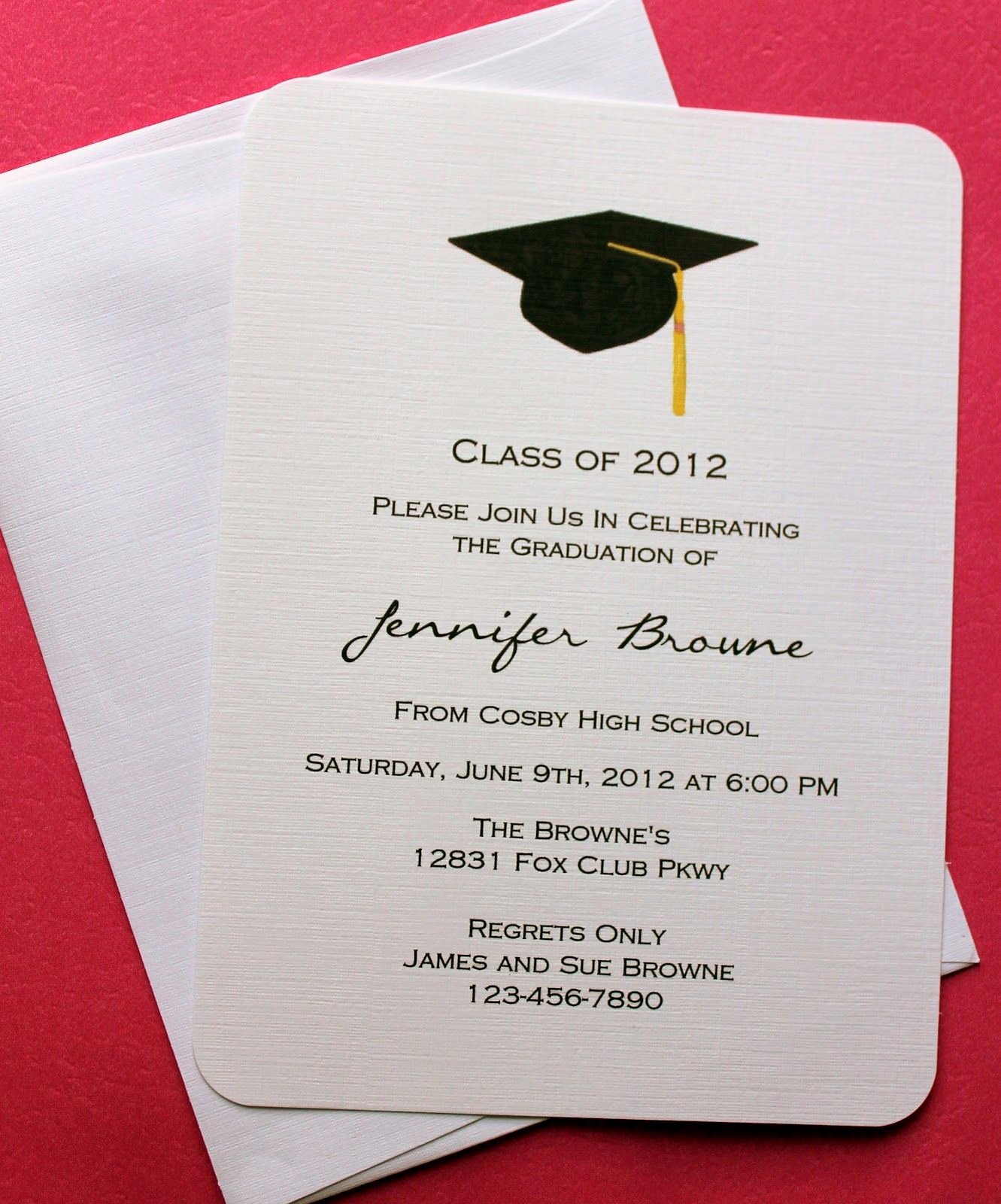 Template for Graduation Invitation New Collection Of Thousands Of Free Graduation Invitation