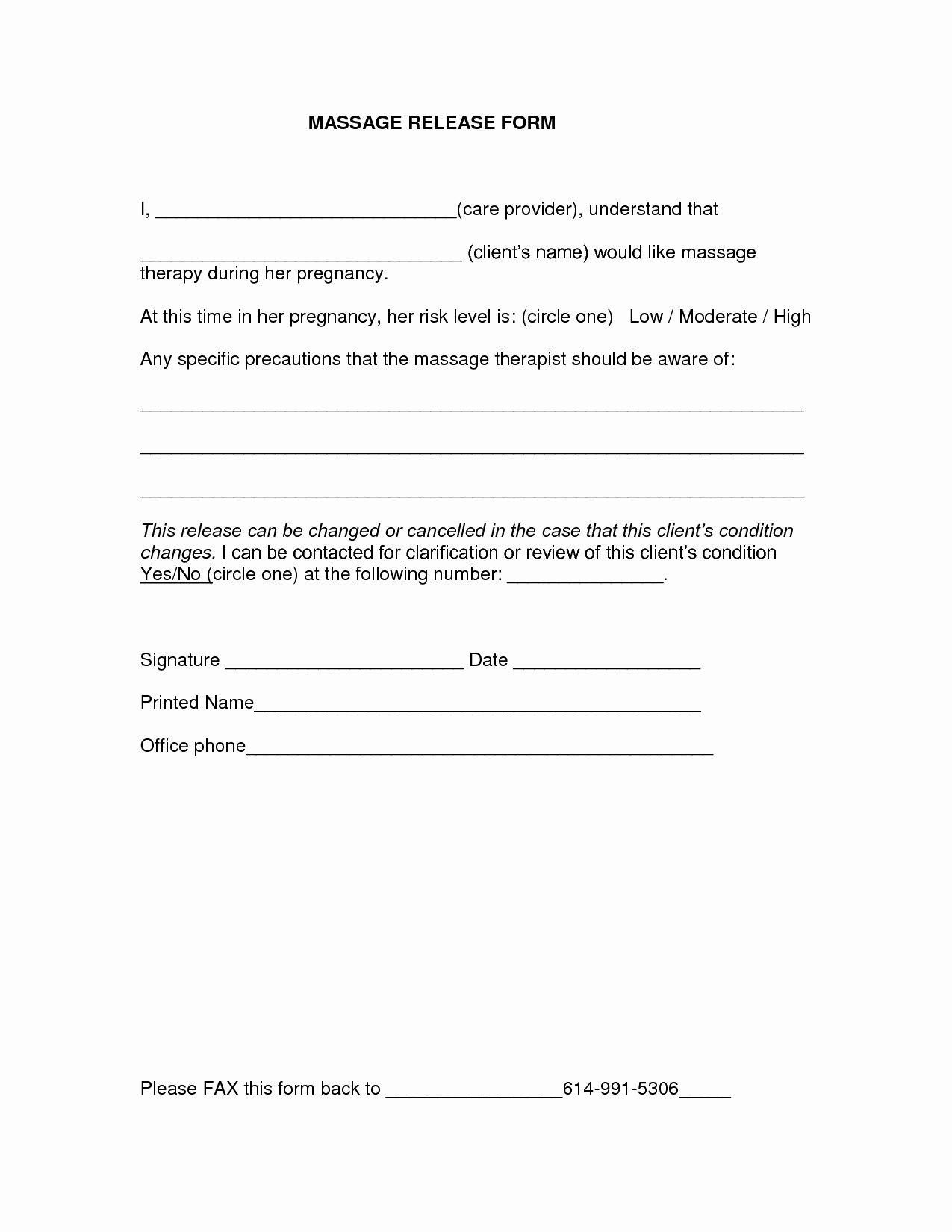 Template for Medical Release form Beautiful Medical Release form Template