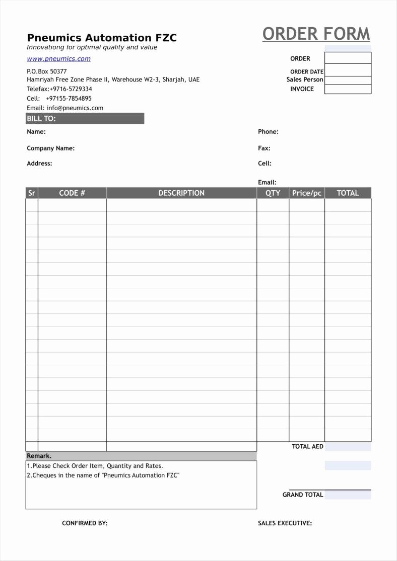 Template for order form Lovely 9 Book order forms