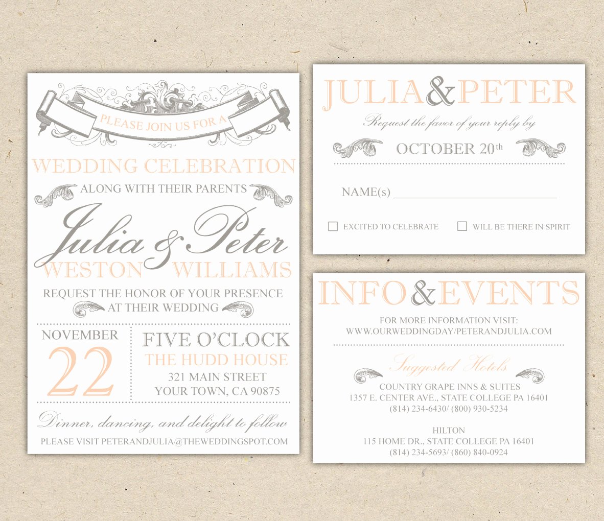 Template for Wedding Invitations Best Of Rustic Wedding Invitation Template Vintage Modern Printable