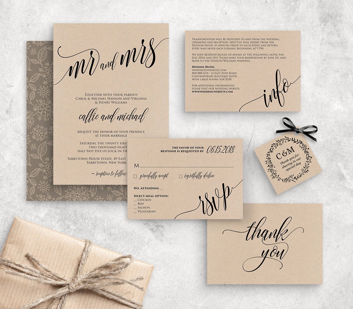 wedding invitation template instant